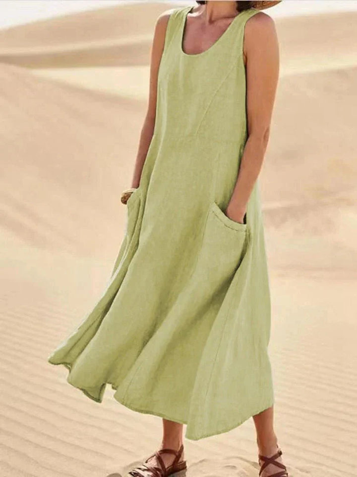 LUCY | Casual Maxi Dress with Pockets