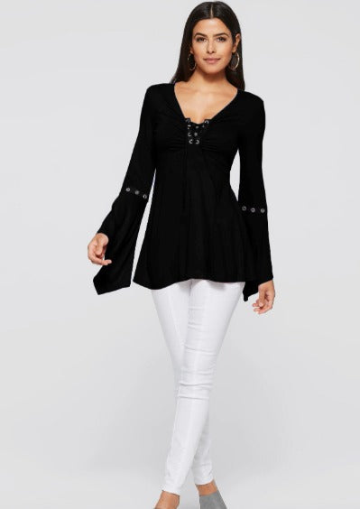 MARYAM | Elegant V-Neck Blouse