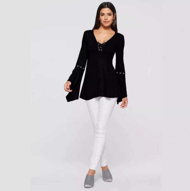 MARYAM | Elegant V-Neck Blouse