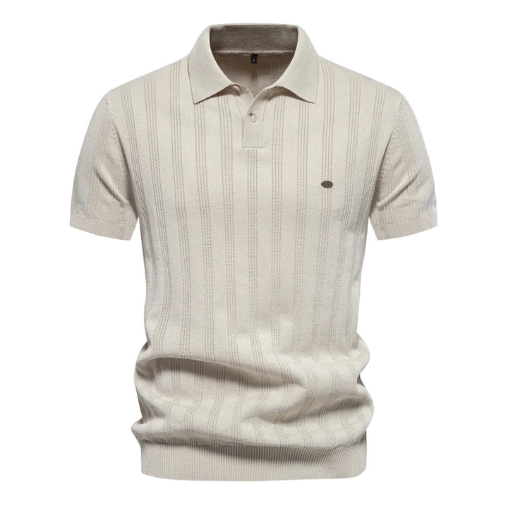 ZAIN | Stylish Men Polo Shirt Striped Pattern